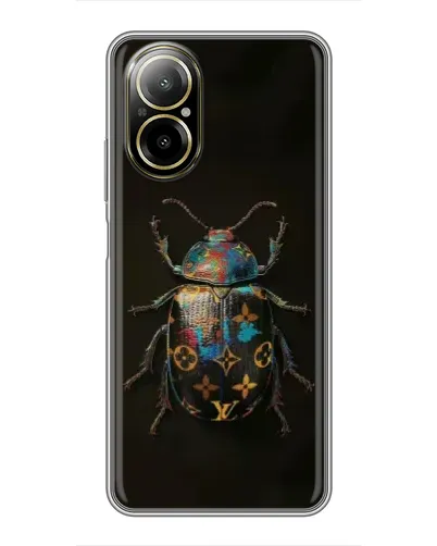 Чехол для Realme C67 с картинкой «LV — мраморный принт» Чехол для Realme C67 с картинкой «LV — мраморный принт»