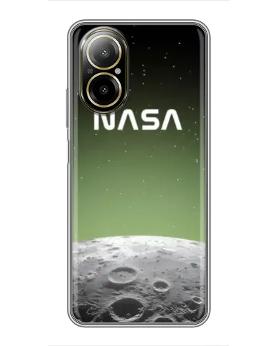Чехол для Realme C67 с картинкой «NASA — лунный градиент» Чехол для Realme C67 с картинкой «NASA — лунный градиент»