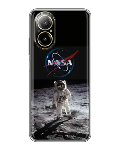 Чехол для Realme C67 с картинкой «Астронавт на Луне» Чехол для Realme C67 с картинкой «Астронавт на Луне»