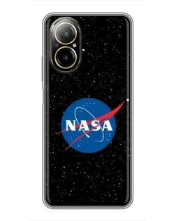 Чехол для Realme C67 с картинкой «NASA — звездное небо» Чехол для Realme C67 с картинкой «NASA — звездное небо»