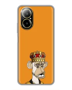 Чехол для Realme C67 с картинкой «Золотая обезьяна Bored Ape»