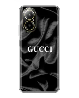 Чехол для Realme C67 с картинкой «Gucci — шелковые волны»