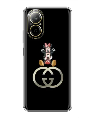 Чехол для Realme C67 с картинкой «Минни Маус на лого» Чехол для Realme C67 с картинкой «Минни Маус на лого»