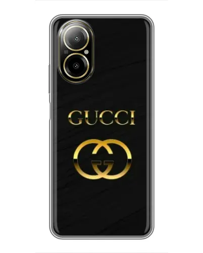 Чехол для Realme C67 с картинкой «Золотой логотип Gucci» Чехол для Realme C67 с картинкой «Золотой логотип Gucci»