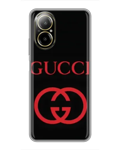 Чехол для Realme C67 с картинкой «Gucci — красный логотип» Чехол для Realme C67 с картинкой «Gucci — красный логотип»