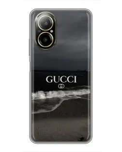 Чехол для Realme C67 с картинкой «Gucci — морской прибой»
