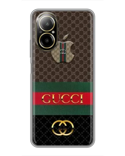 Чехол для Realme C67 с картинкой «Gucci — брендированный десерт» Чехол для Realme C67 с картинкой «Gucci — брендированный десерт»