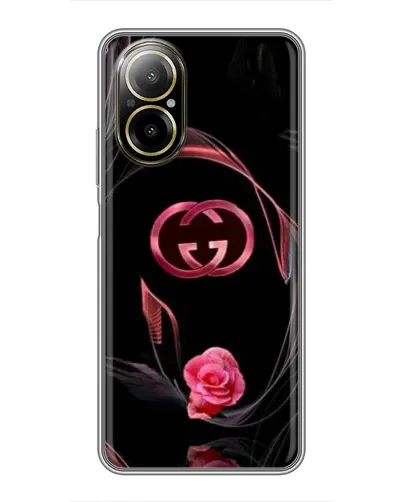 Чехол для Realme C67 с картинкой «Gucci — неоновая роза» Чехол для Realme C67 с картинкой «Gucci — неоновая роза»