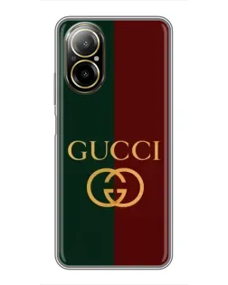 Чохол для Realme C67 з картинкою «Gucci — темно-зелений градієнт» Чохол для Realme C67 з картинкою «Gucci — темно-зелений градієнт»