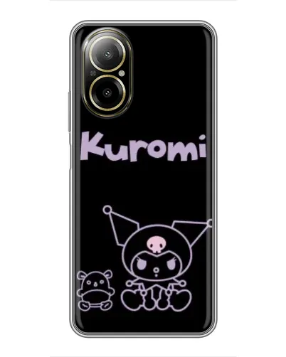 Чехол для Realme C67 с картинкой «Kuromi — черный минимализм» Чехол для Realme C67 с картинкой «Kuromi — черный минимализм»