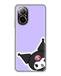 Чехол для Realme C67 с картинкой «Забавная Kuromi»