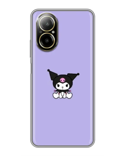 Чехол для Realme C67 с картинкой «Kuromi — фиолетовый минимализм» Чехол для Realme C67 с картинкой «Kuromi — фиолетовый минимализм»