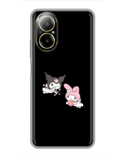 Чехол для Realme C67 с картинкой «My Melody и Kuromi» Чехол для Realme C67 с картинкой «My Melody и Kuromi»