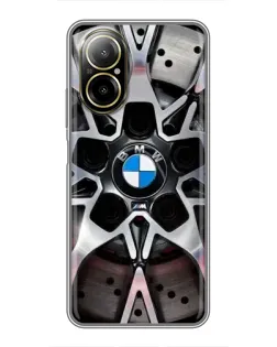 Чохол для Realme C67 з картинкою «BMW — деталь диска»