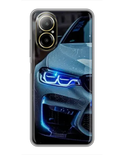Чохол для Realme C67 з картинкою «Погляд BMW з синіми фарами» Чохол для Realme C67 з картинкою «Погляд BMW з синіми фарами»
