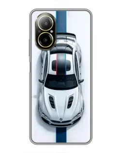 Чохол для Realme C67 з картинкою «Вид зверху — BMW M»