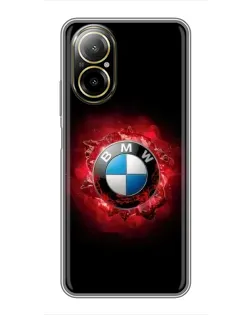 Чохол для Realme C67 з картинкою «Логотип BMW — спалах»