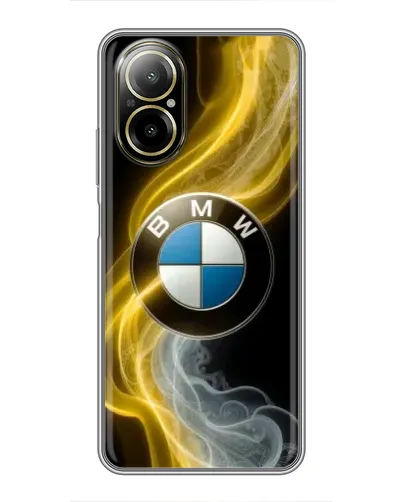 Чохол для Realme C67 з картинкою «Золотистий дим BMW» Чохол для Realme C67 з картинкою «Золотистий дим BMW»