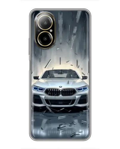 Чохол для Realme C67 з картинкою «BMW у світлі фар» Чохол для Realme C67 з картинкою «BMW у світлі фар»