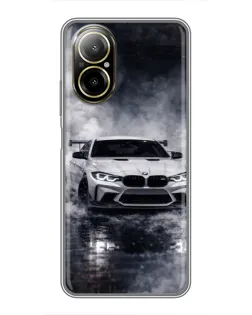 Чохол для Realme C67 з картинкою «BMW крізь туман»