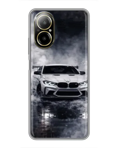 Чохол для Realme C67 з картинкою «BMW крізь туман» Чохол для Realme C67 з картинкою «BMW крізь туман»