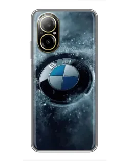 Чохол для Realme C67 з картинкою «Логотип BMW — лід» Чохол для Realme C67 з картинкою «Логотип BMW — лід»