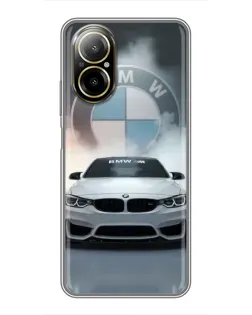 Чохол для Realme C67 з картинкою «BMW в білому диму» Чохол для Realme C67 з картинкою «BMW в білому диму»