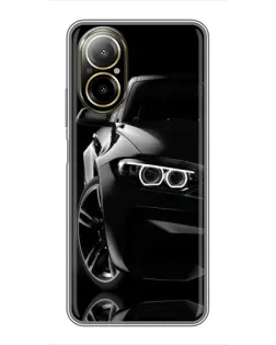 Чохол для Realme C67 з картинкою «Чорна BMW — профіль» Чохол для Realme C67 з картинкою «Чорна BMW — профіль»