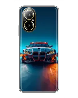 Чохол для Realme C67 з картинкою «BMW — вогні неону» Чохол для Realme C67 з картинкою «BMW — вогні неону»