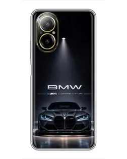 Чохол для Realme C67 з картинкою «BMW крізь нічне місто» Чохол для Realme C67 з картинкою «BMW крізь нічне місто»