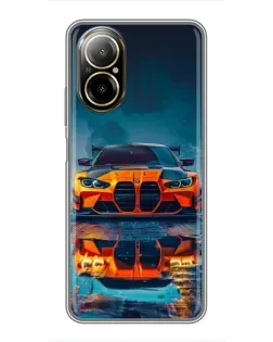 Чохол для Realme C67 з картинкою «BMW — золота емблема» Чохол для Realme C67 з картинкою «BMW — золота емблема»