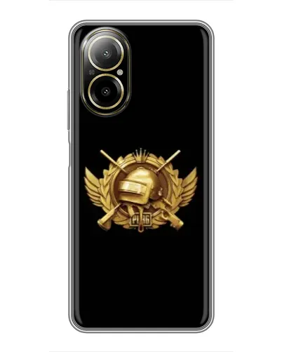 Чехол для Realme C67 с картинкой «PUBG — оранжевый градиент» Чехол для Realme C67 с картинкой «PUBG — оранжевый градиент»
