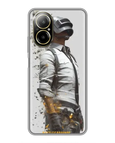 Чехол для Realme C67 с картинкой «PUBG — боец в пыли» Чехол для Realme C67 с картинкой «PUBG — боец в пыли»