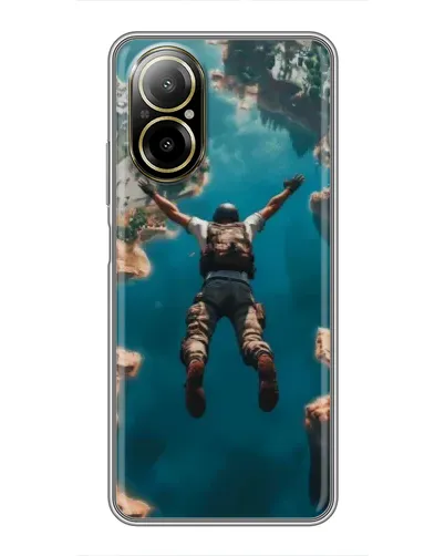 Чехол для Realme C67 с картинкой «PUBG — свободное падение» Чехол для Realme C67 с картинкой «PUBG — свободное падение»