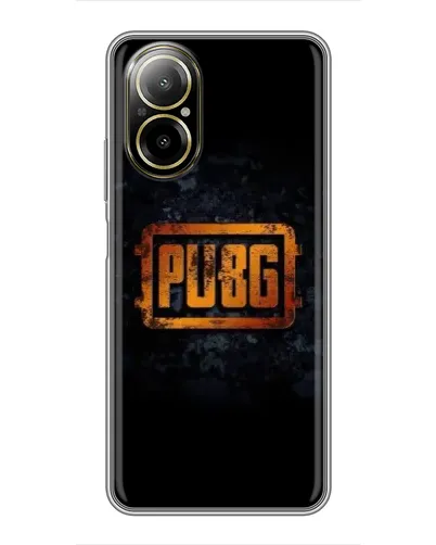 Чехол для Realme C67 с картинкой «PUBG — золотой логотип» Чехол для Realme C67 с картинкой «PUBG — золотой логотип»
