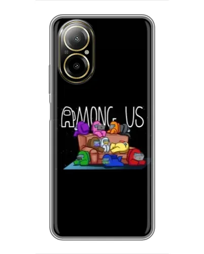 Чехол для Realme C67 с картинкой «Логотип Among Us» Чехол для Realme C67 с картинкой «Логотип Among Us»