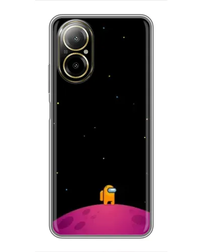 Чехол для Realme C67 с картинкой «Одинокий герой на планете» Чехол для Realme C67 с картинкой «Одинокий герой на планете»