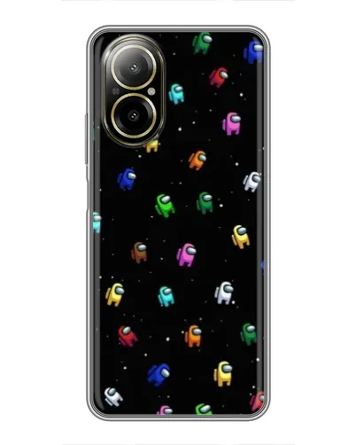 Чехол для Realme C67 с картинкой «Экипаж Among Us» Чехол для Realme C67 с картинкой «Экипаж Among Us»