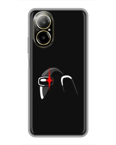 Чехол для Realme C67 с картинкой «Among Us шлем» Чехол для Realme C67 с картинкой «Among Us шлем»