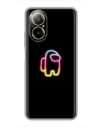 Чехол для Realme C67 с картинкой «Among Us градиент» Чехол для Realme C67 с картинкой «Among Us градиент»