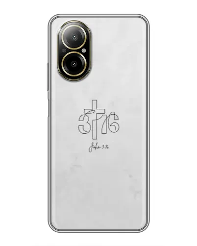 Чехол для Realme C67 с картинкой «Иоанна 3:16 Крест» Чехол для Realme C67 с картинкой «Иоанна 3:16 Крест»