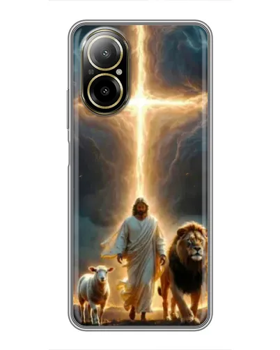Чехол для Realme C67 с картинкой «Лев Иуды и Свет» Чехол для Realme C67 с картинкой «Лев Иуды и Свет»