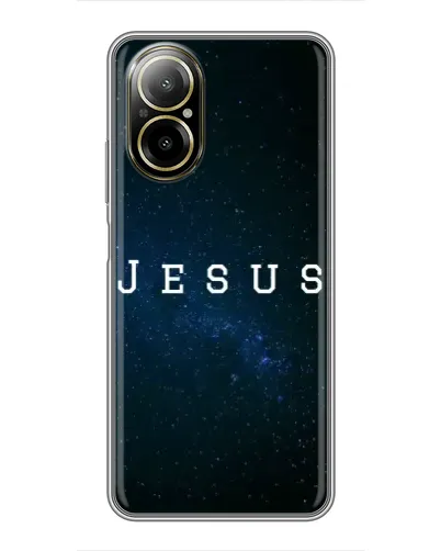 Чехол для Realme C67 с картинкой «Звездное небо Jesus» Чехол для Realme C67 с картинкой «Звездное небо Jesus»