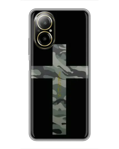 Чехол для Realme C67 с картинкой «Милитари Крест» Чехол для Realme C67 с картинкой «Милитари Крест»