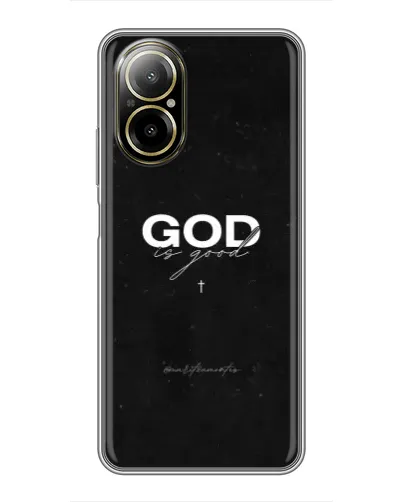 Чехол для Realme C67 с картинкой «GOD — Бог над всем» Чехол для Realme C67 с картинкой «GOD — Бог над всем»