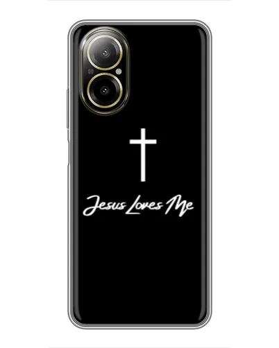 Чехол для Realme C67 с картинкой «Иисус любит тебя» Чехол для Realme C67 с картинкой «Иисус любит тебя»