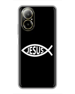 Чехол для Realme C67 с картинкой «Классический Jesus»