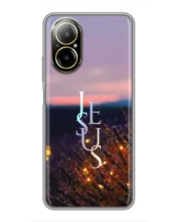 Чехол для Realme C67 с картинкой «Свет Божий ночью» Чехол для Realme C67 с картинкой «Свет Божий ночью»