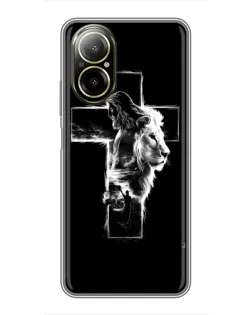 Чехол для Realme C67 с картинкой «Сияющий крест Jesus» Чехол для Realme C67 с картинкой «Сияющий крест Jesus»