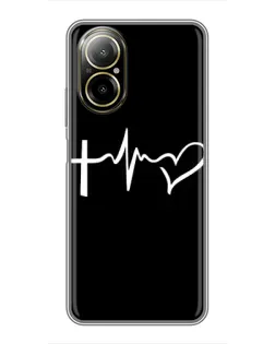 Чехол для Realme C67 с картинкой «Пульс веры» Чехол для Realme C67 с картинкой «Пульс веры»